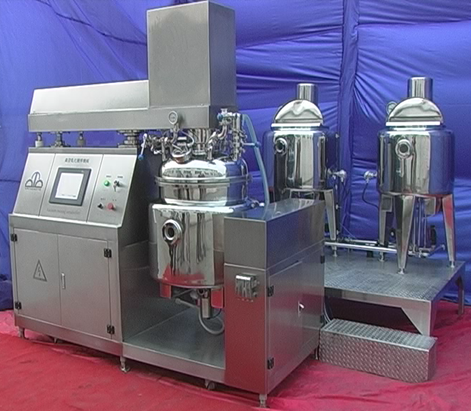 Automatic vacuum emulsify machine